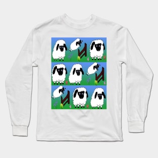 Playful sheep 1 Long Sleeve T-Shirt